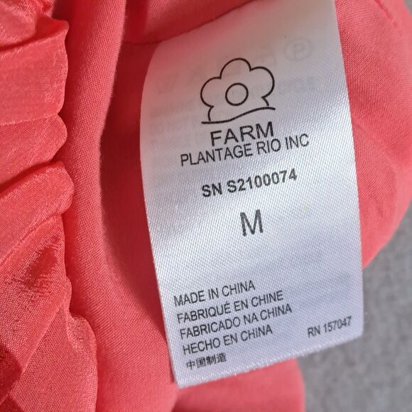 Farm Rio Mixed Stripes Strapless Maxi Dress Women’s Size Medium Multi-Color - Picture 10 of 12